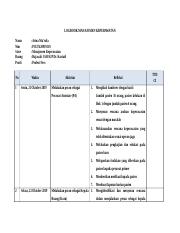 Contoh Logbook Perawat - 53+ Koleksi Gambar