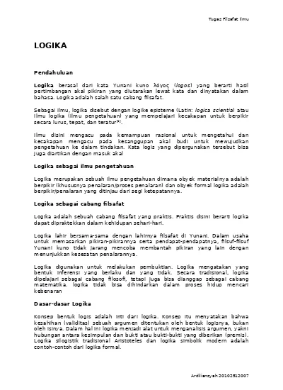 Detail Contoh Logika Alamiah Nomer 24
