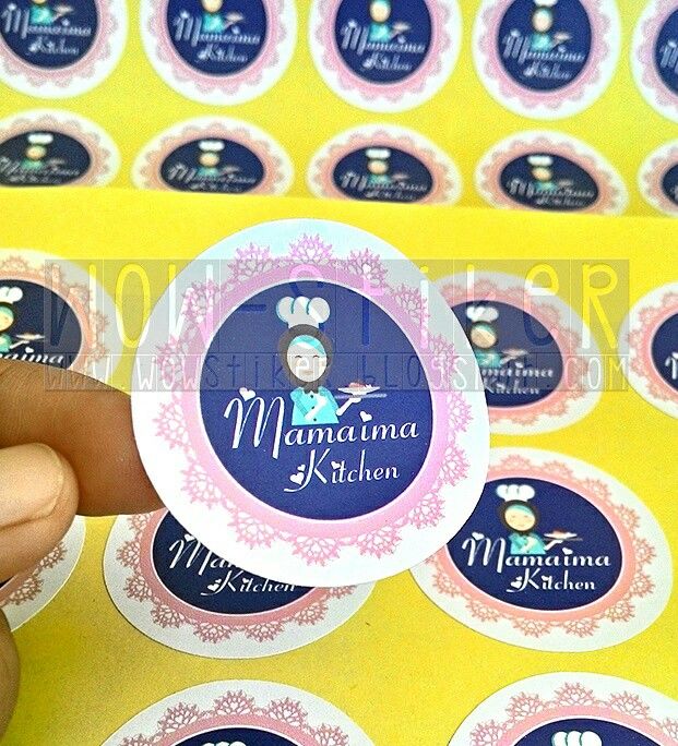 Detail Contoh Logo Stiker Makanan Nomer 19