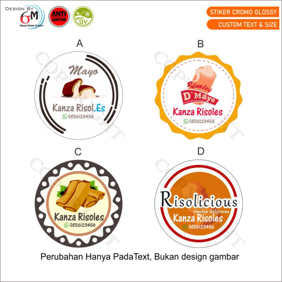 Detail Contoh Logo Stiker Makanan Nomer 37