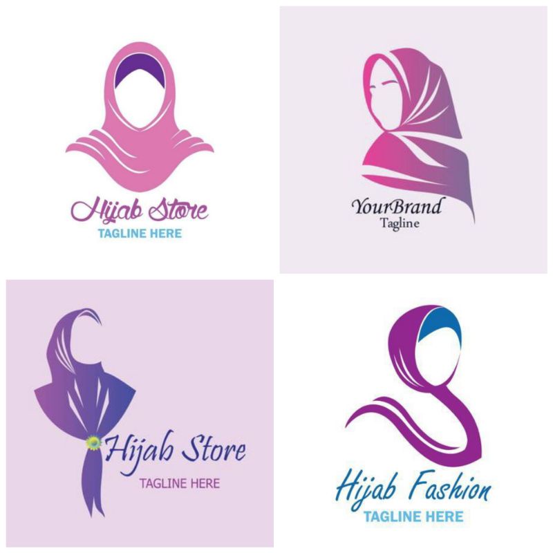 Contoh Logo Toko Hijab - KibrisPDR