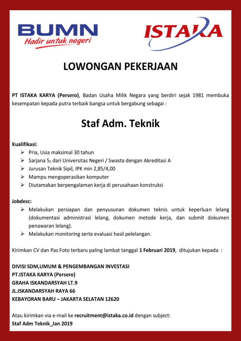 Detail Contoh Loker Kerja Nomer 5