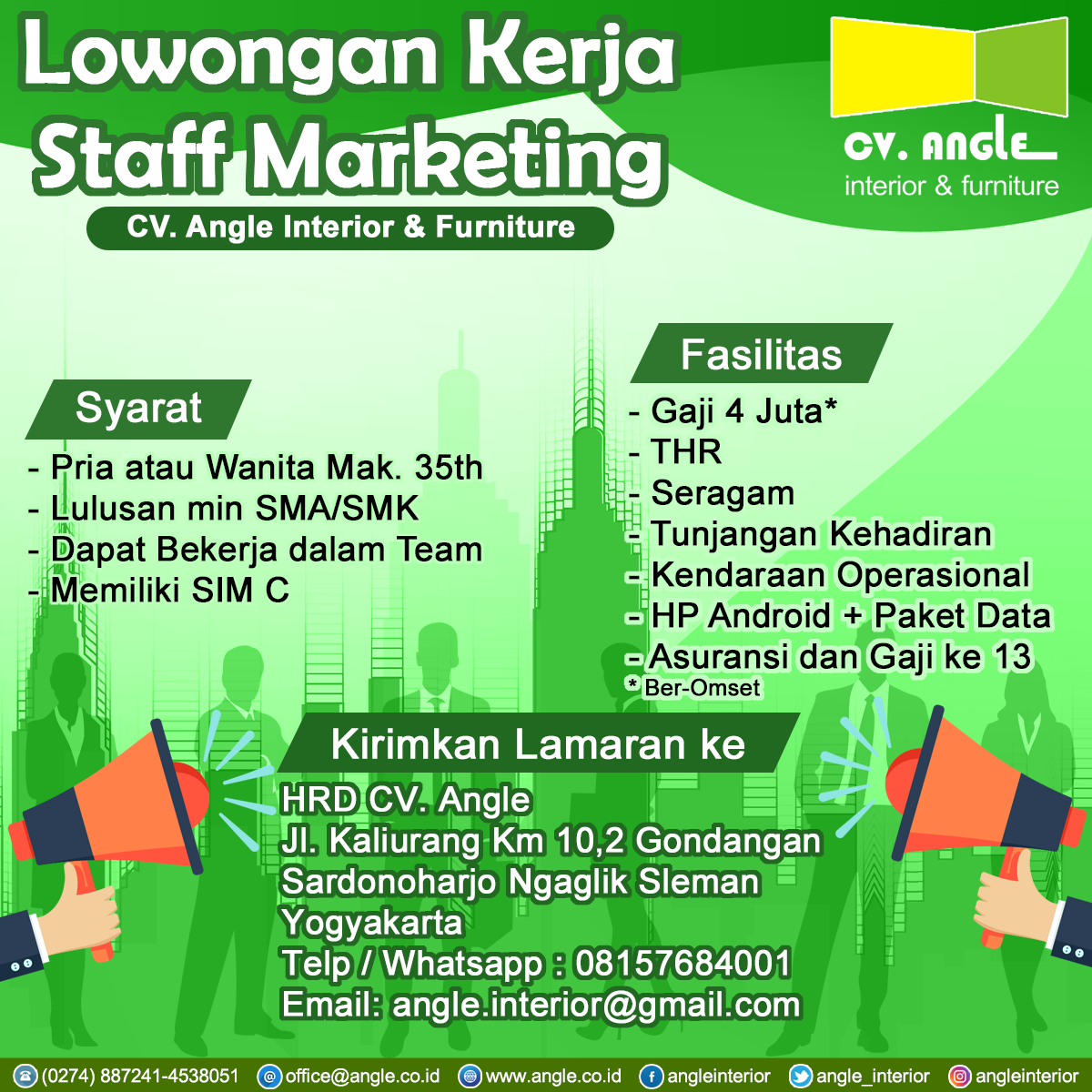 Detail Contoh Loker Marketing Nomer 3