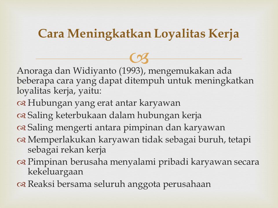 Detail Contoh Loyalitas Dalam Organisasi Nomer 5