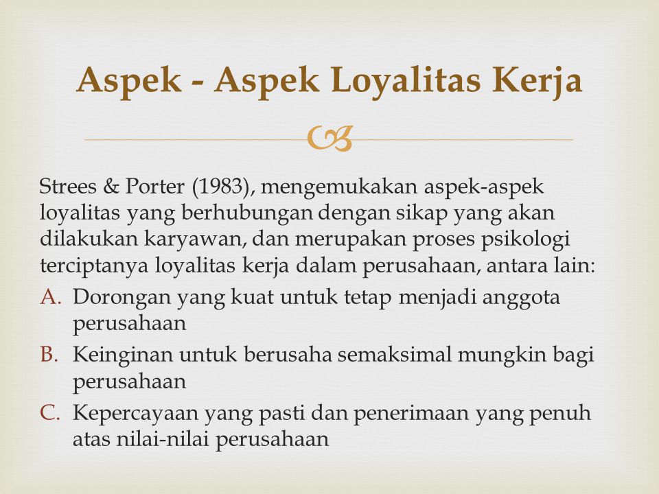 Detail Contoh Loyalitas Dalam Organisasi Nomer 6