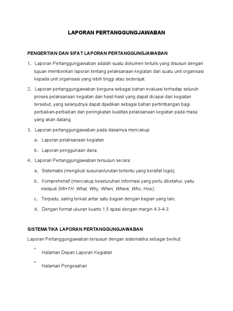 Detail Contoh Lpj Organisasi Mahasiswa Nomer 26