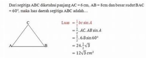 Detail Contoh Luas Segitiga Nomer 10