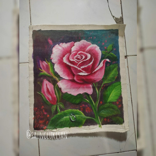 Detail Contoh Lukisan Bunga Mawar Nomer 34