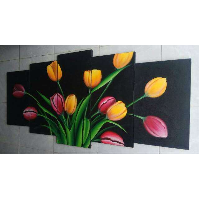 Detail Contoh Lukisan Bunga Tulip Merah Nomer 17