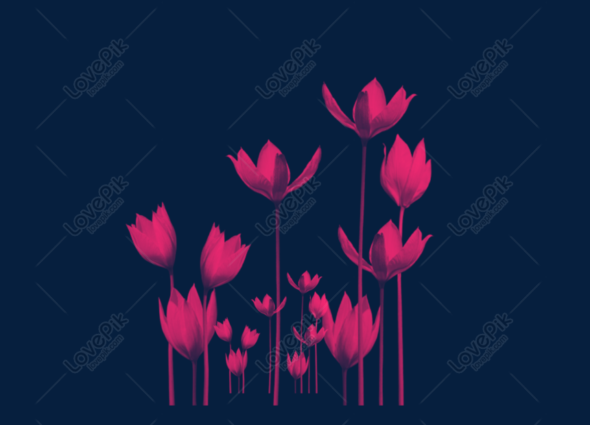 Detail Contoh Lukisan Bunga Tulip Merah Nomer 43