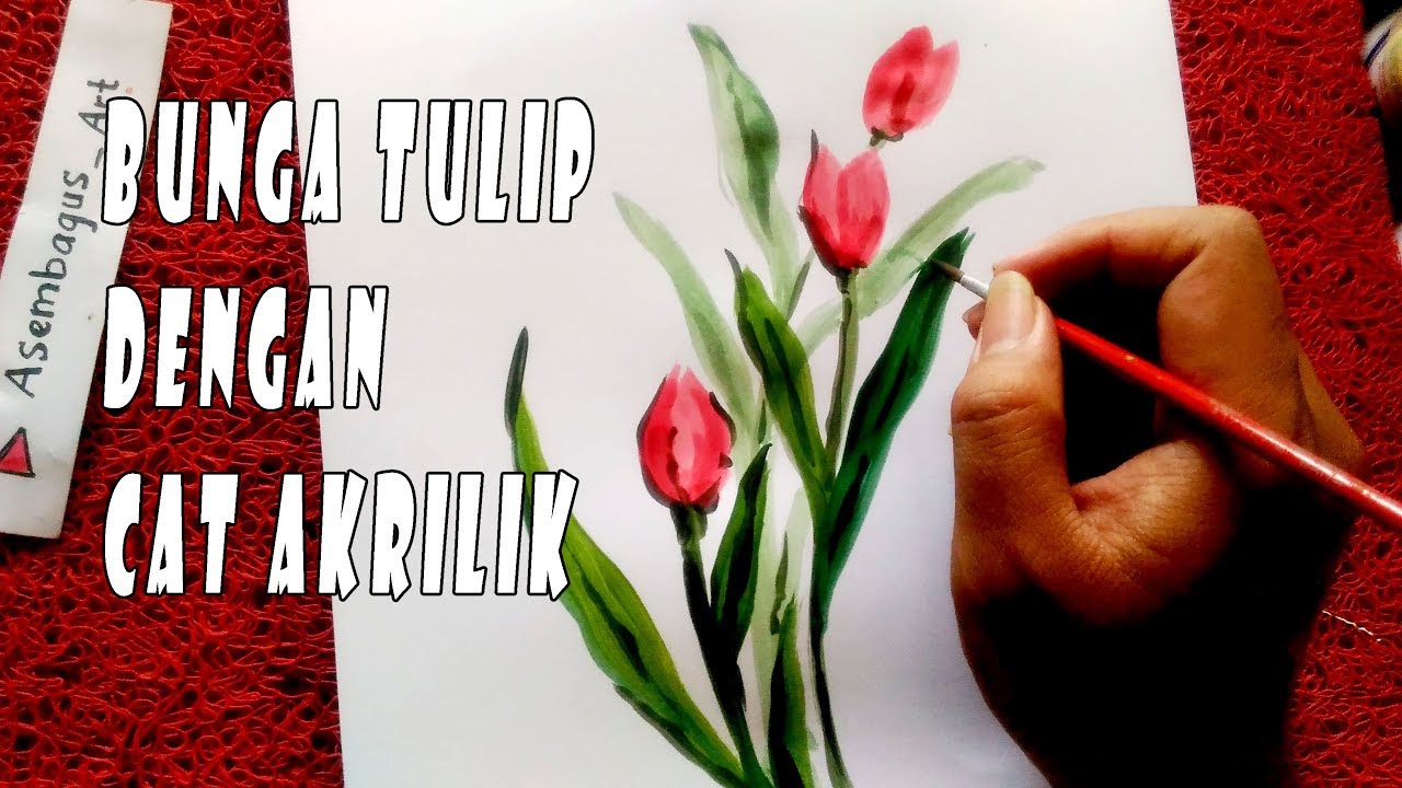 Detail Contoh Lukisan Bunga Tulip Merah Nomer 46