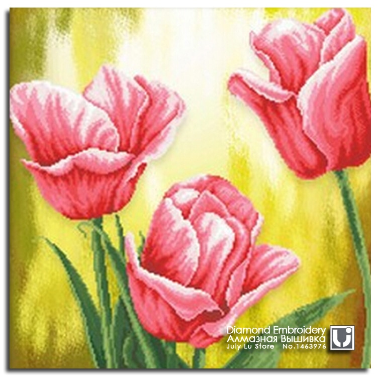 Detail Contoh Lukisan Bunga Tulip Merah Nomer 6