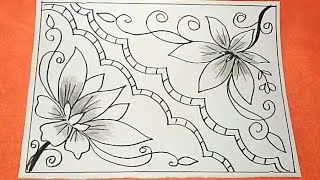 Detail Contoh Lukisan Bunga Yang Mudah Digambar Nomer 50