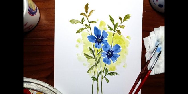 Detail Contoh Lukisan Bunga Yang Mudah Ditiru Nomer 37