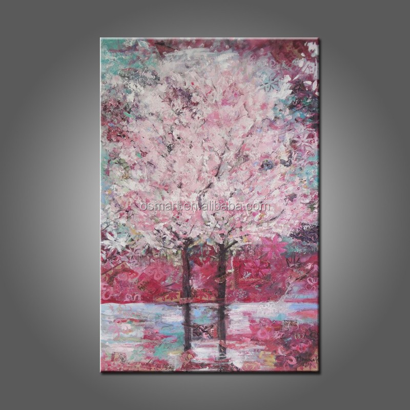 Detail Contoh Lukisan Kanvas Bunga Sakura Nomer 36