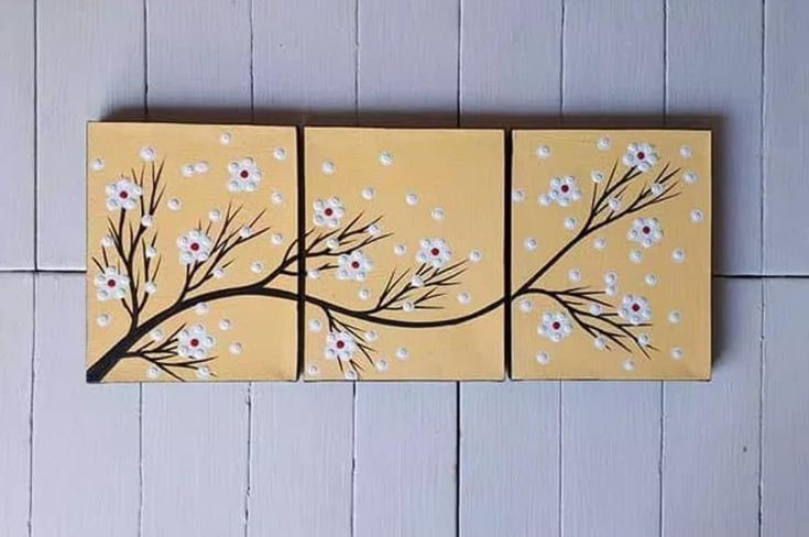 Detail Contoh Lukisan Kanvas Bunga Sakura Nomer 39