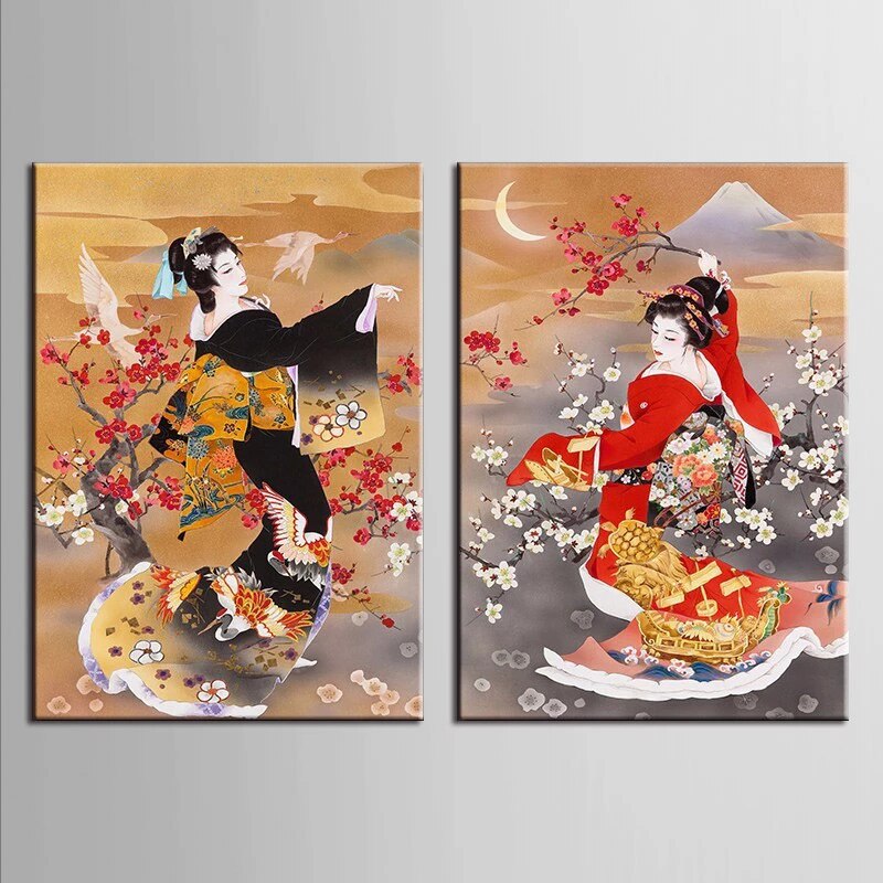 Detail Contoh Lukisan Kanvas Bunga Sakura Nomer 52
