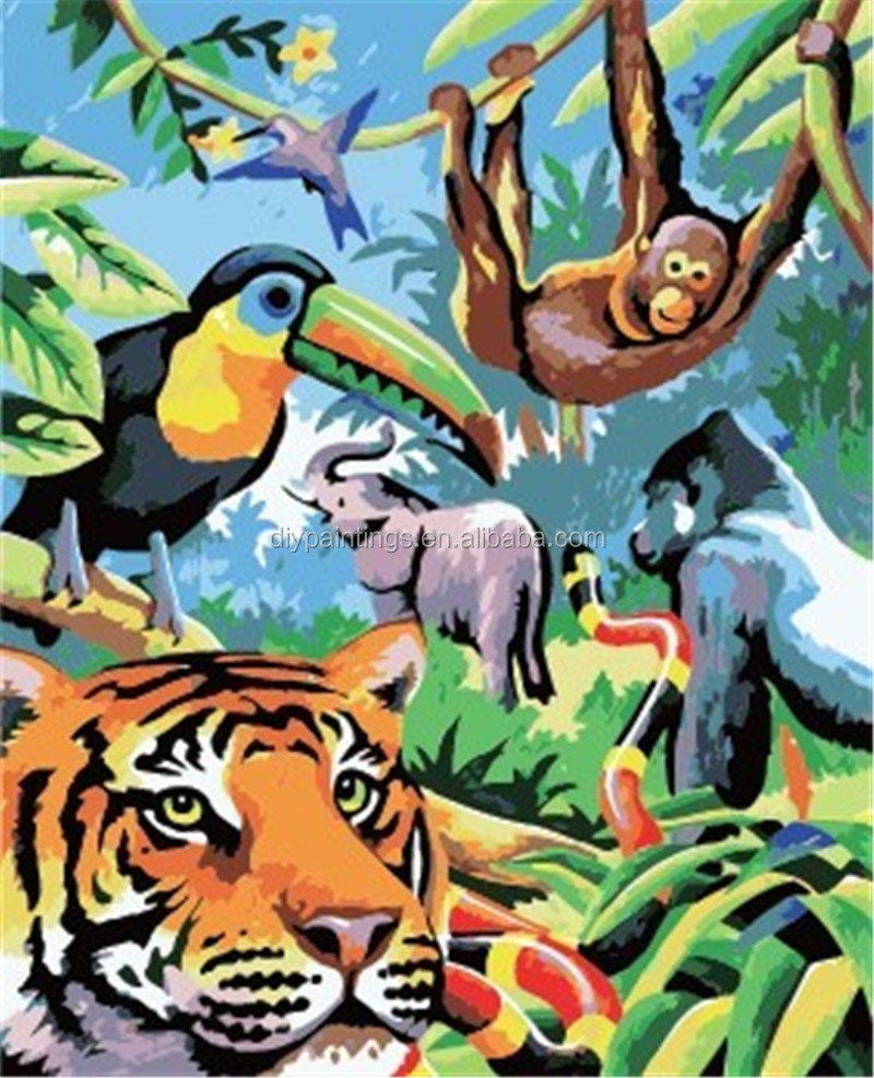 Detail Contoh Lukisan Kebun Binatang Nomer 11