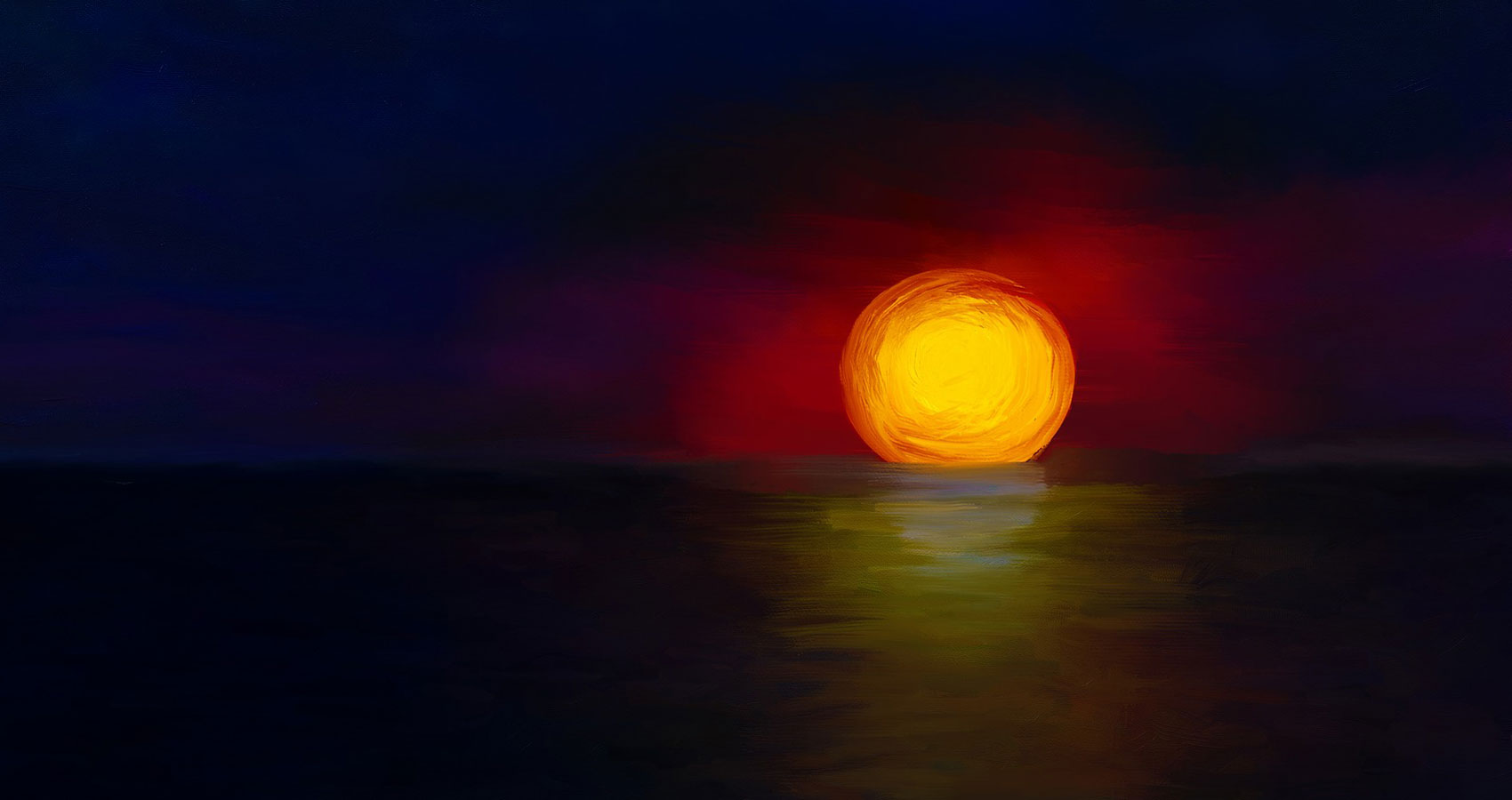 Detail Contoh Lukisan Sunset Nomer 27