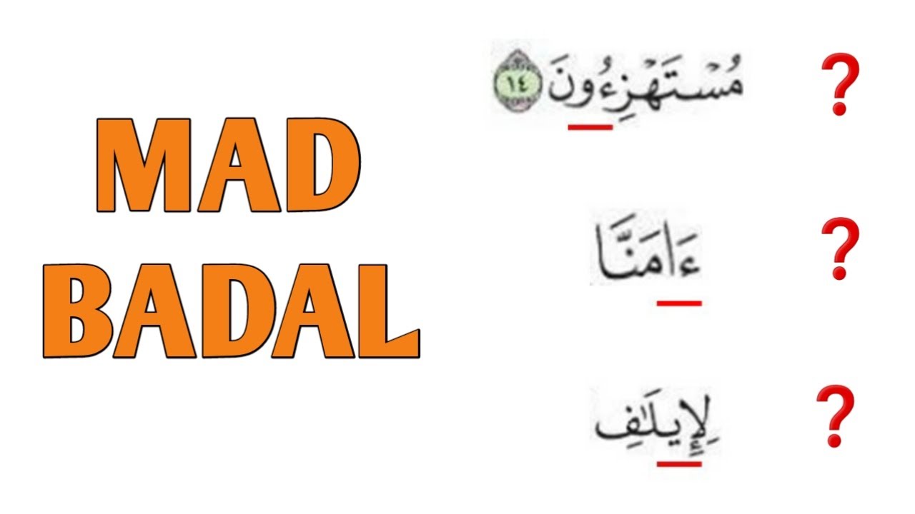 Detail Contoh Mad Badal Dalam Surah Al Baqarah Nomer 14