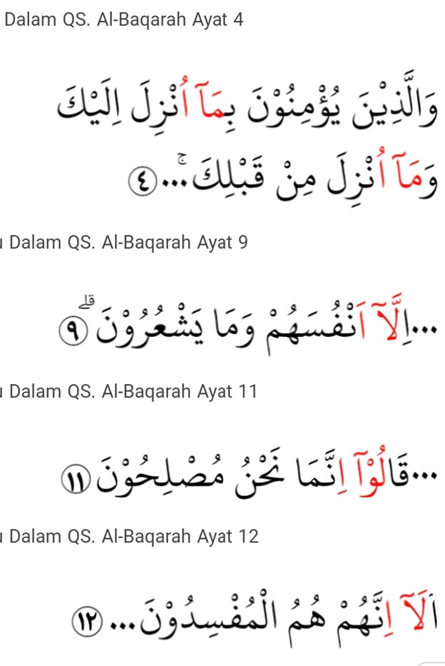 Detail Contoh Mad Badal Dalam Surah Al Baqarah Nomer 8