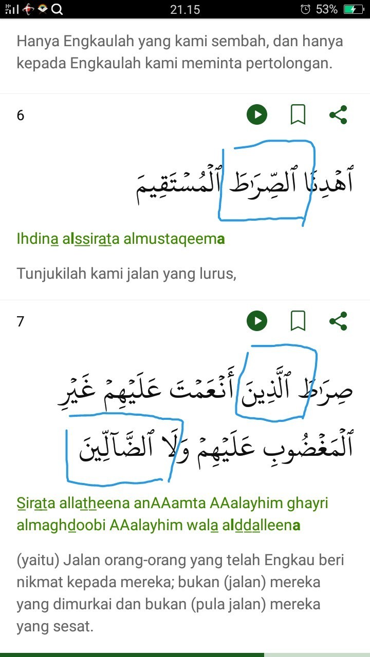 Detail Contoh Mad Thobi I Dalam Surat Al Fatihah Nomer 44