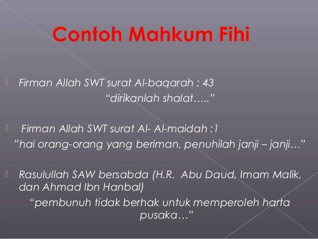 Detail Contoh Mahkum Fih Nomer 3