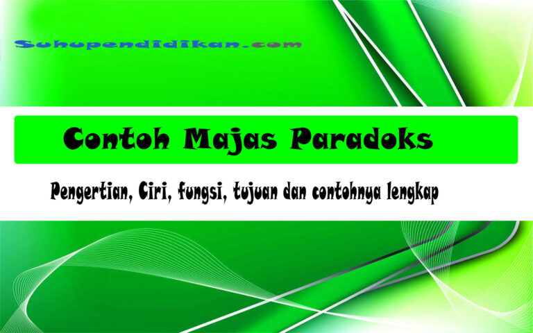 Detail Contoh Majas Paradoks Nomer 15