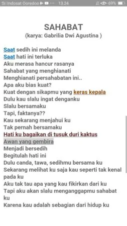 Detail Contoh Majas Puisi Nomer 10