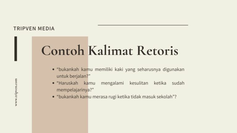 Detail Contoh Majas Retorika Nomer 7