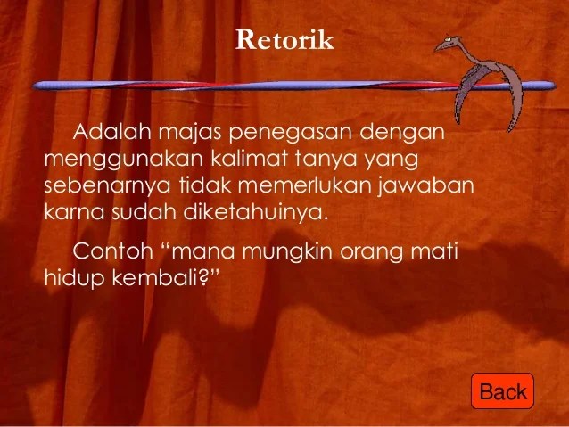 Detail Contoh Majas Retorika Nomer 8