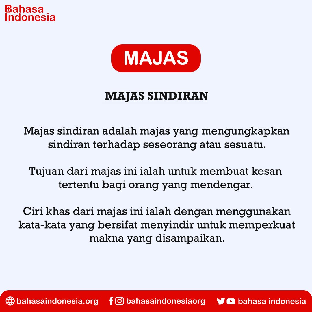 Detail Contoh Majas Satire Nomer 9