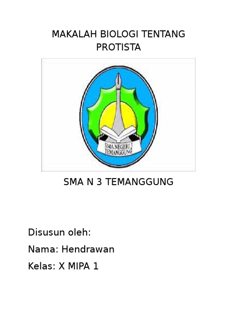 Detail Contoh Makalah Biologi Nomer 55