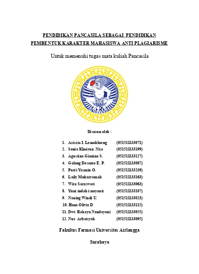 Detail Contoh Makalah Pancasila Mahasiswa Nomer 46