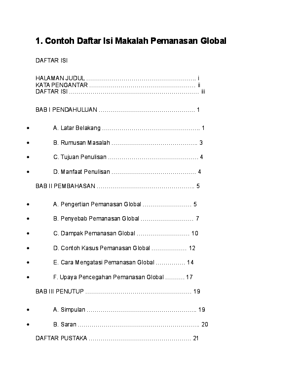 Detail Contoh Makalah Pemanasan Global Nomer 28