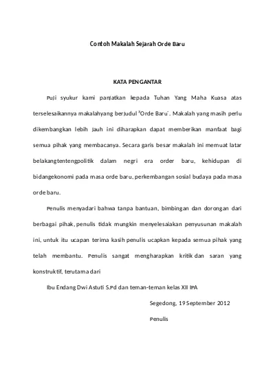 Detail Contoh Makalah Pendek Nomer 48