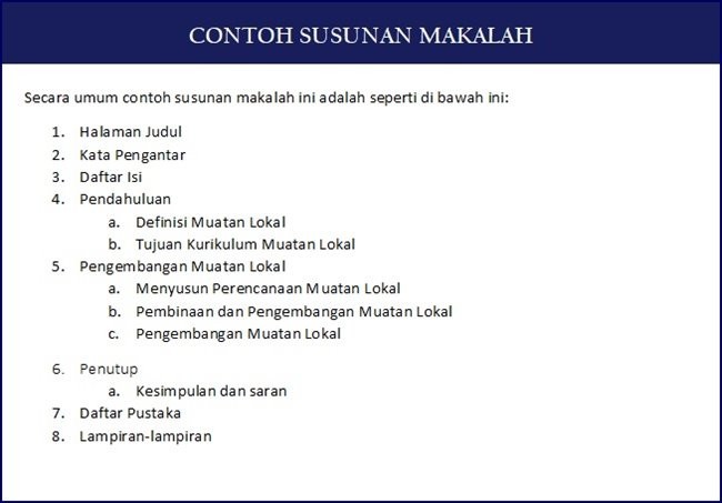 Detail Contoh Makalah Simple Nomer 56