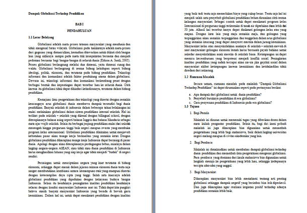 Detail Contoh Makalah Tentang Globalisasi Nomer 51