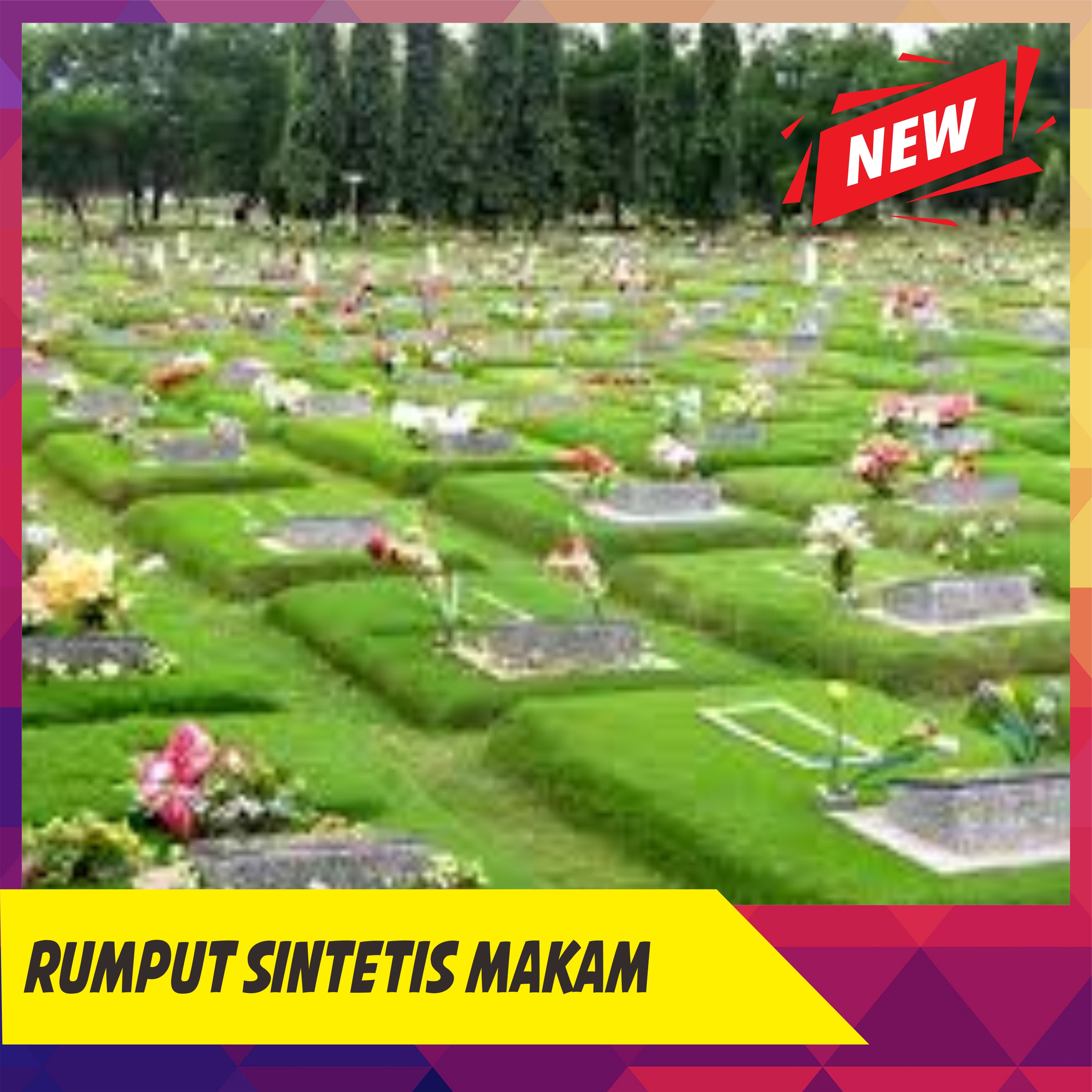 Detail Contoh Makam Pakai Rumput Nomer 10