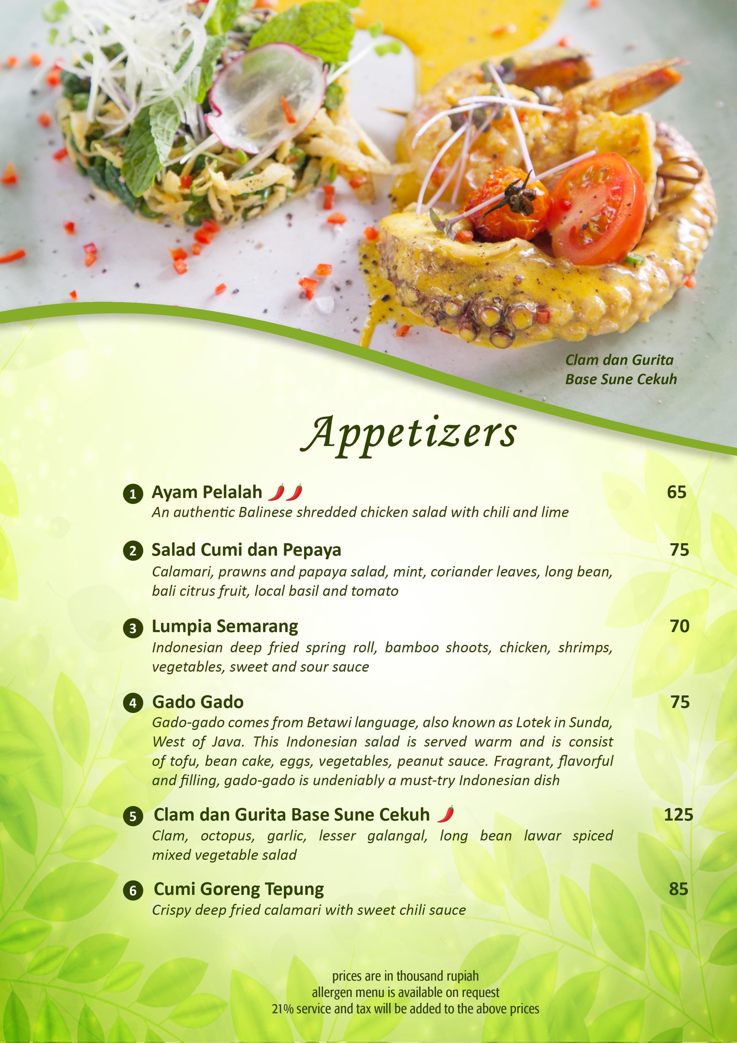 Detail Contoh Makanan Appetizer Main Course Dessert Nomer 25