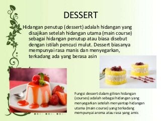 Detail Contoh Makanan Appetizer Main Course Dessert Nomer 31