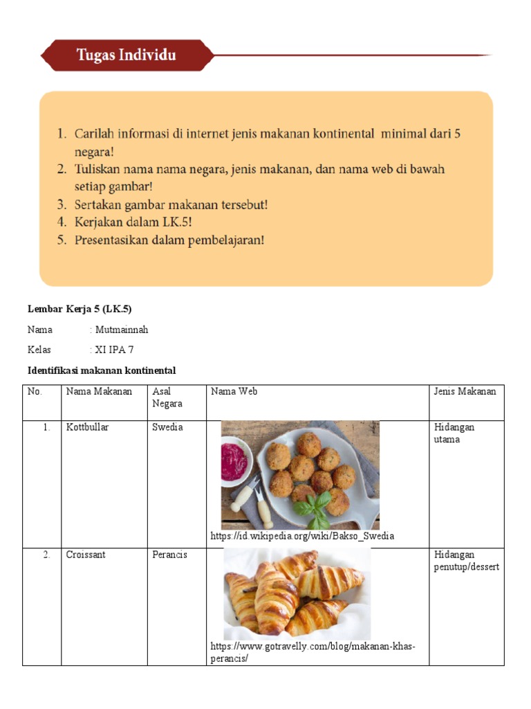 Detail Contoh Makanan Kontinental Dan Asalnya Nomer 25