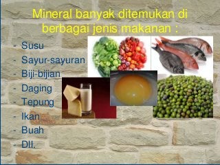 Detail Contoh Makanan Mineral Nomer 52