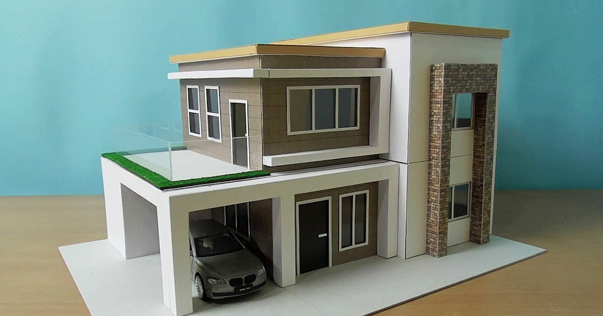 Detail Contoh Maket Rumah Dari Kardus Nomer 37