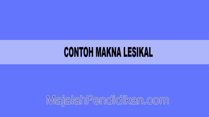 Detail Contoh Makna Gramatikal Nomer 17