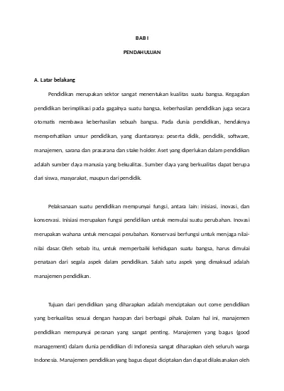 Detail Contoh Manajemen Pendidikan Nomer 30