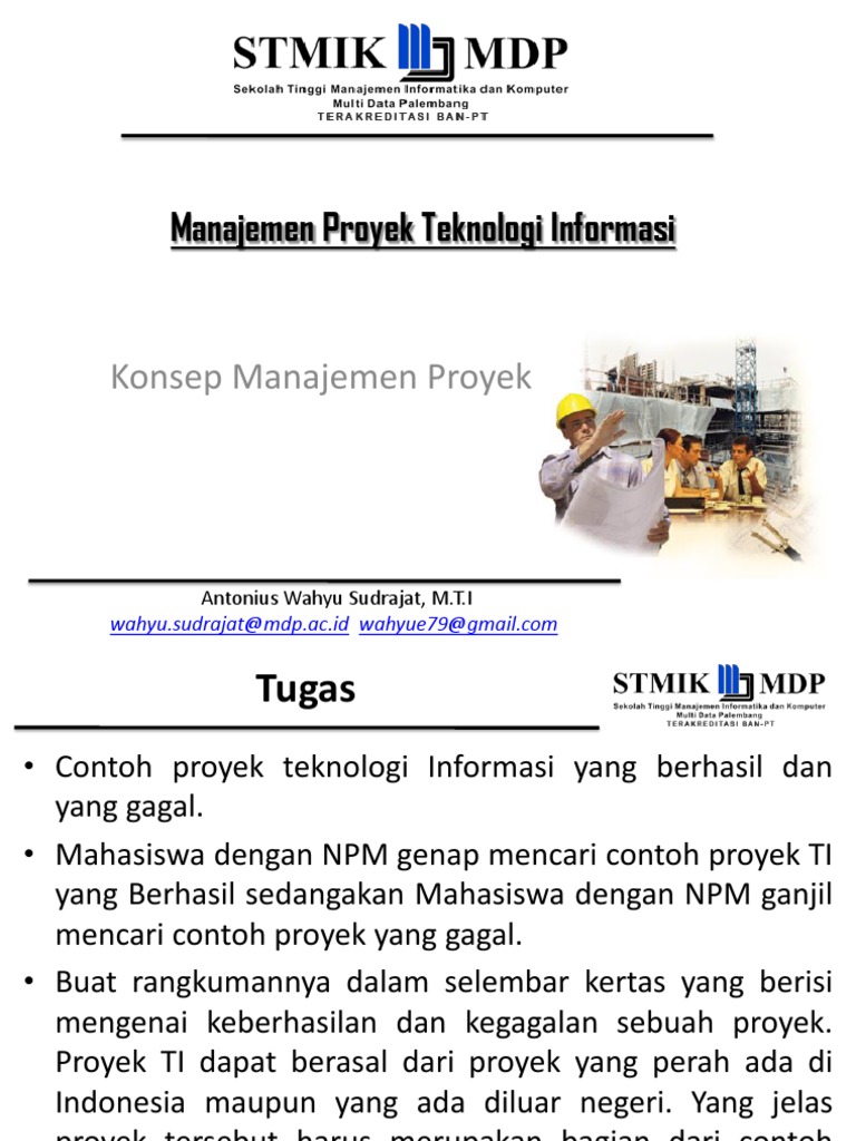 Detail Contoh Manajemen Proyek Nomer 40