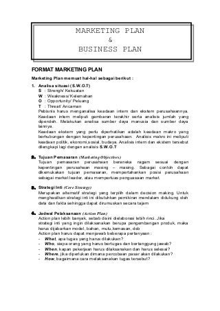 Detail Contoh Marketing Plan Nomer 42