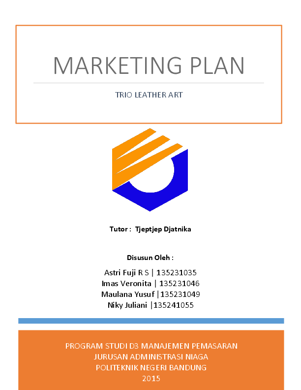 Detail Contoh Marketing Plan Nomer 44