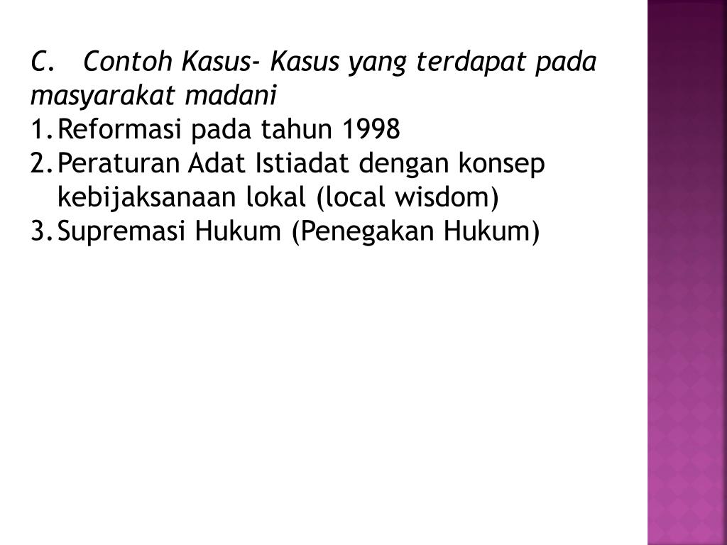 Detail Contoh Masyarakat Madani Nomer 36